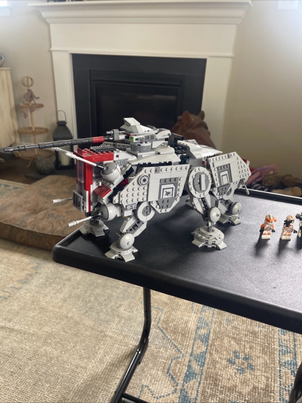LEGO Star Wars: AT-TE Walker (75337) w/ Box, Manual. Missing 1 Mini figure